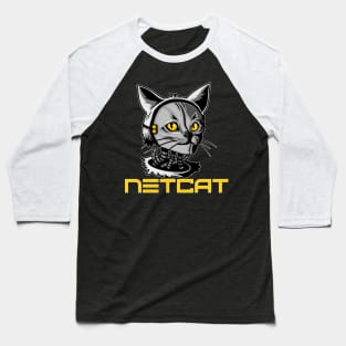 Cyber Security - Hacker - NetCat - Network Utility  V2 Baseball T-Shirt